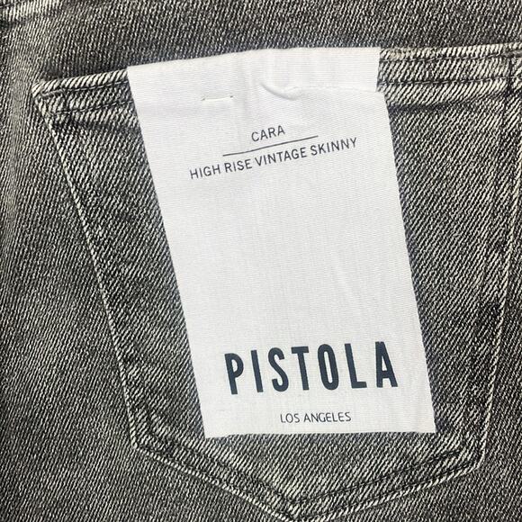 New! Pistola Cara High Rise Vintage Skinny Misguided Button Up Jeans Women's 26 - Picture 10 of 14